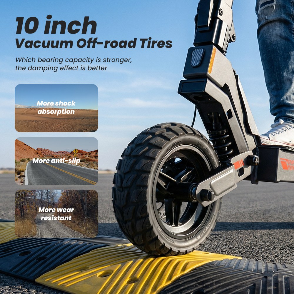iScooter iF1 Foldable Electric Scooter 1200W Motor 48V 10Ah Battery 45km/h Max Speed 40–50km Range 10-inch Vacuum Off-Ro