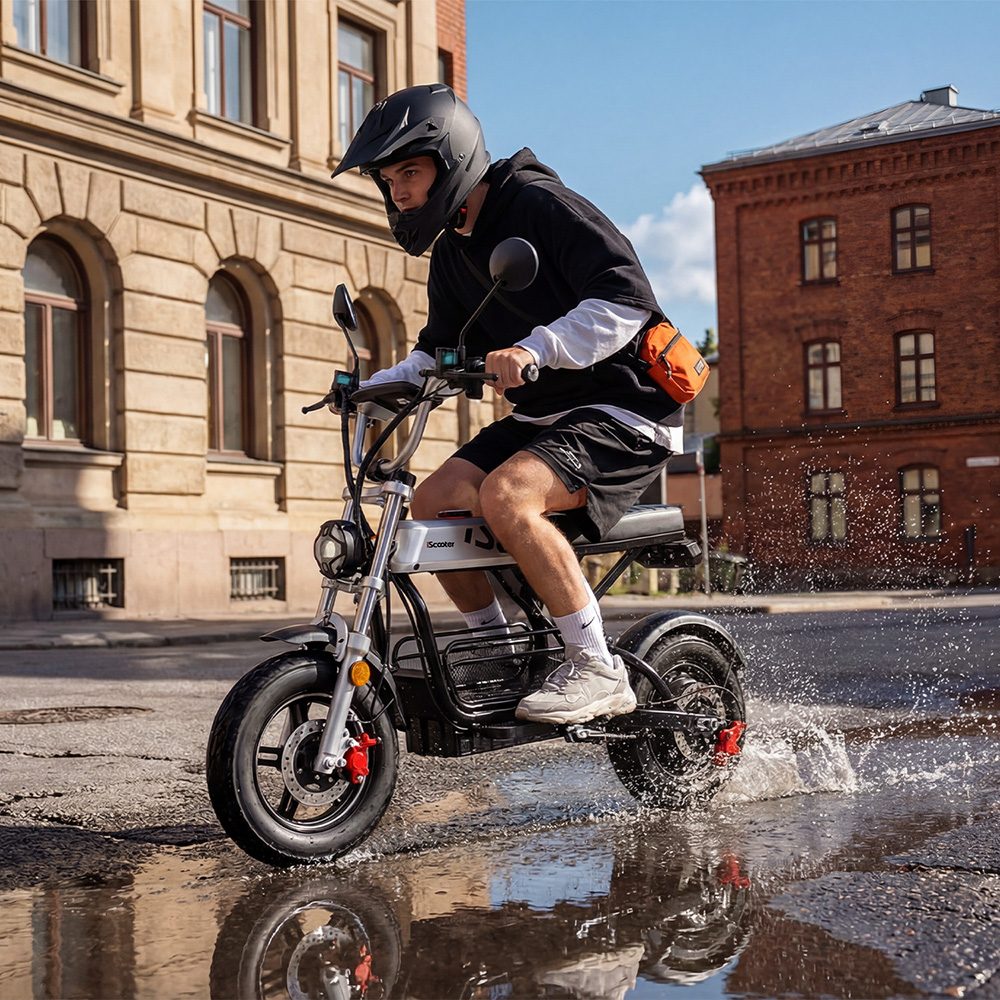 iScooter DX5Pro Electric Scooter 2000W Brushless Motor 60km/h Top Speed 52V 20Ah Battery Up to 100km Range 17
