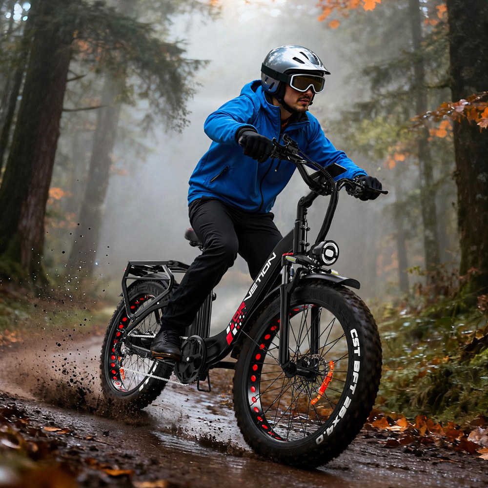 DRVETION CTR26 1000W Electric Bike  26”×4 0