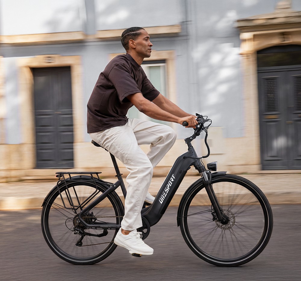 ONESPORT OT05 Pro Electric Bike 250W Motor 36V 22 5Ah Battery 700*50C Tires 25km/h Max Speed 140km Range Hydraulic Disc B