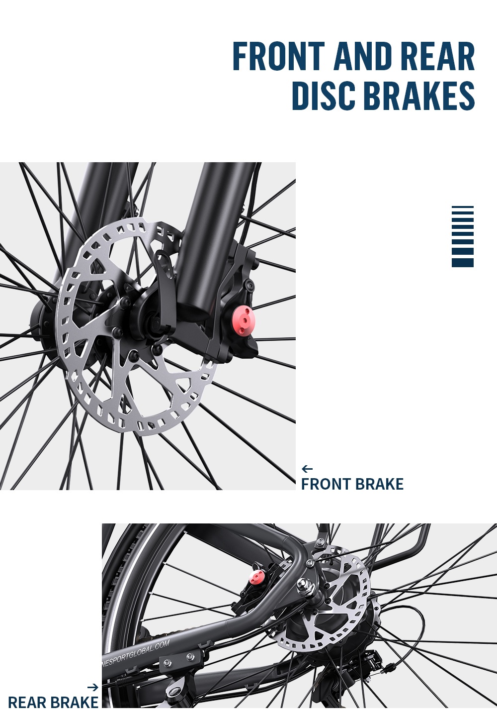ONESPORT OT05 Pro Electric Bike 250W Motor 36V 22 5Ah Battery 700*50C Tires 25km/h Max Speed 140km Range Hydraulic Disc B