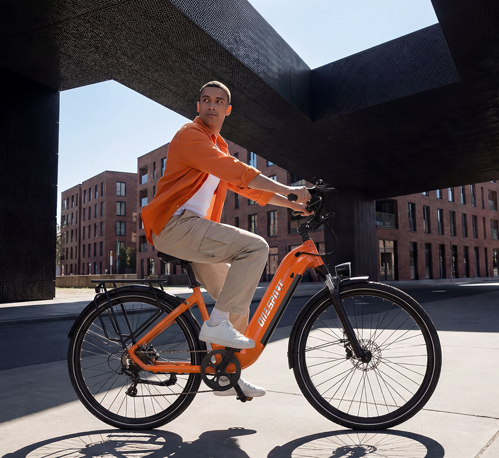 ONESPORT OT05 Pro Electric Bike 250W Motor 36V 22 5Ah Battery 700*50C Tires 25km/h Max Speed 140km Range Hydraulic Disc B