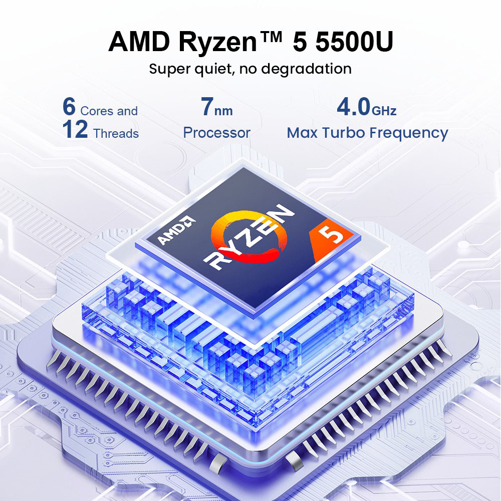 Ninkear A15 Pro Laptop  16 Inch 2 5K 120Hz IPS Display  AMD Ryzen 5 5500U  16GB DDR4 RAM  1TB SSD  AMD Radeon Graphics  WiFi 6