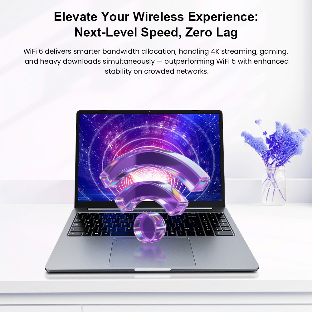 Ninkear A15 Pro Laptop  16 Inch 2 5K 120Hz IPS Display  AMD Ryzen 5 5500U  16GB DDR4 RAM  1TB SSD  AMD Radeon Graphics  WiFi 6