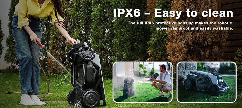 AIRSEEKERS TRON Robotic Lawn Mower  RTK   VIO   3D Vision Navigation  15Ah Battery  200m²/h Efficiency  300mm Cutting Width  3