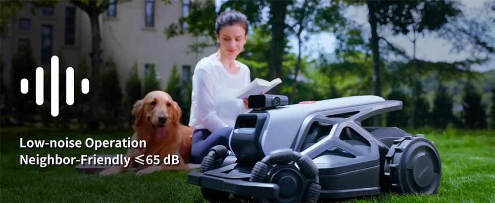 AIRSEEKERS TRON Robotic Lawn Mower  RTK   VIO   3D Vision Navigation  15Ah Battery  200m²/h Efficiency  300mm Cutting Width  3