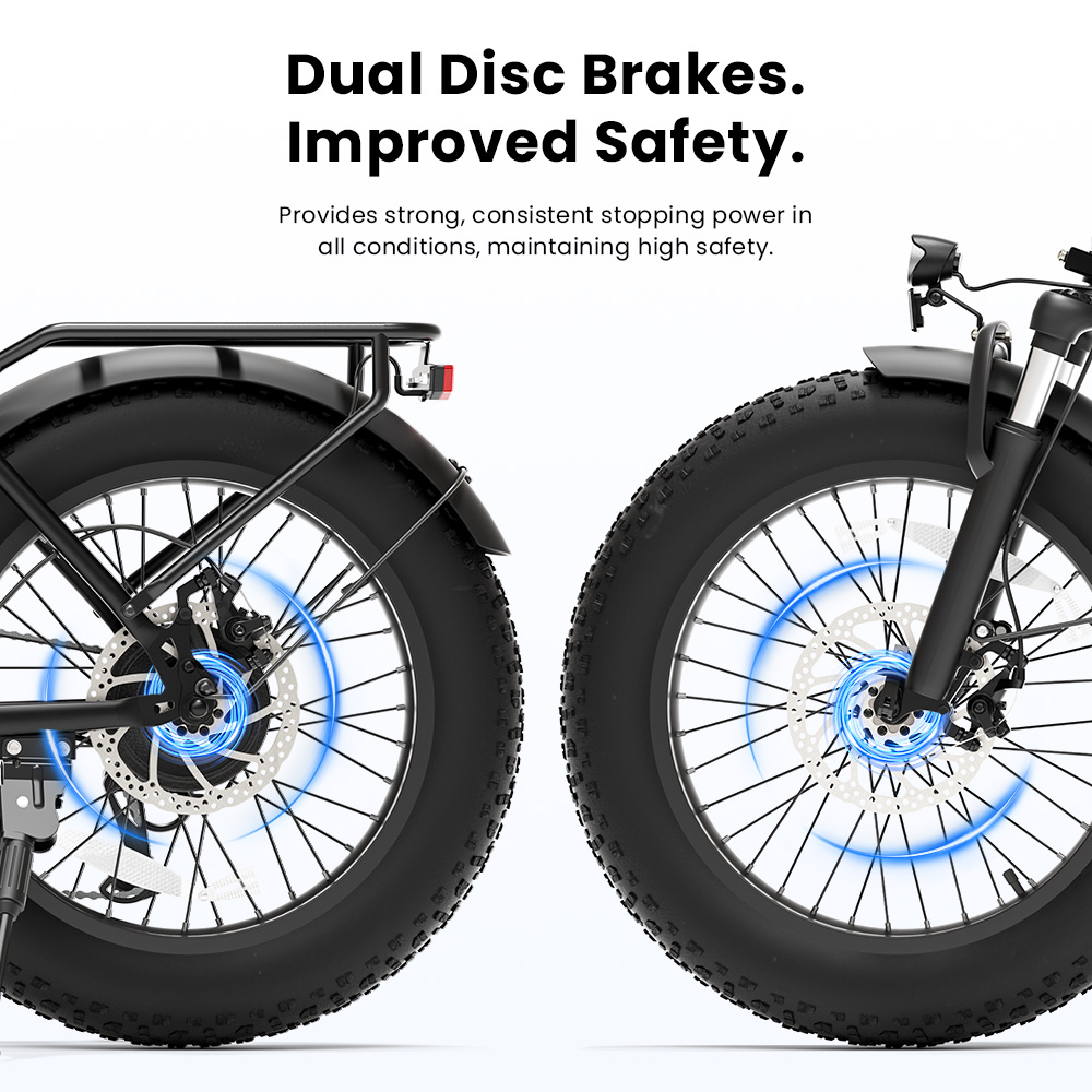 Touroll S3 Step-Thru Electric Bike  250W Motor  36V 13Ah Battery  20'×3 0' Tires  25km/h Max Speed  65km Max Range  Dual Disc