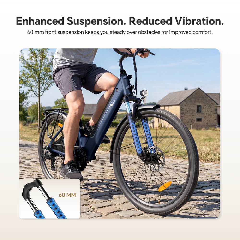 Foride Roamer 2 Step-Thru Electric Bike  250W Motor  36V 15 6Ah Battery  26'×1 75' Tires  25km/h Max Speed  100km Max Range  M