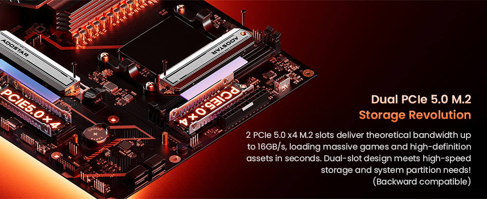 AOOSTAR TA95X3D Desktop PC Motherboard AMD Ryzen 9 9955HX3D 16-Core 32-Thread Up to 5 4GHz 128MB L3 Cache DDR5-5600 EXPO