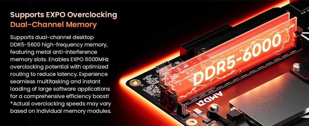 AOOSTAR TA95X3D Desktop PC Motherboard AMD Ryzen 9 9955HX3D 16-Core 32-Thread Up to 5 4GHz 128MB L3 Cache DDR5-5600 EXPO
