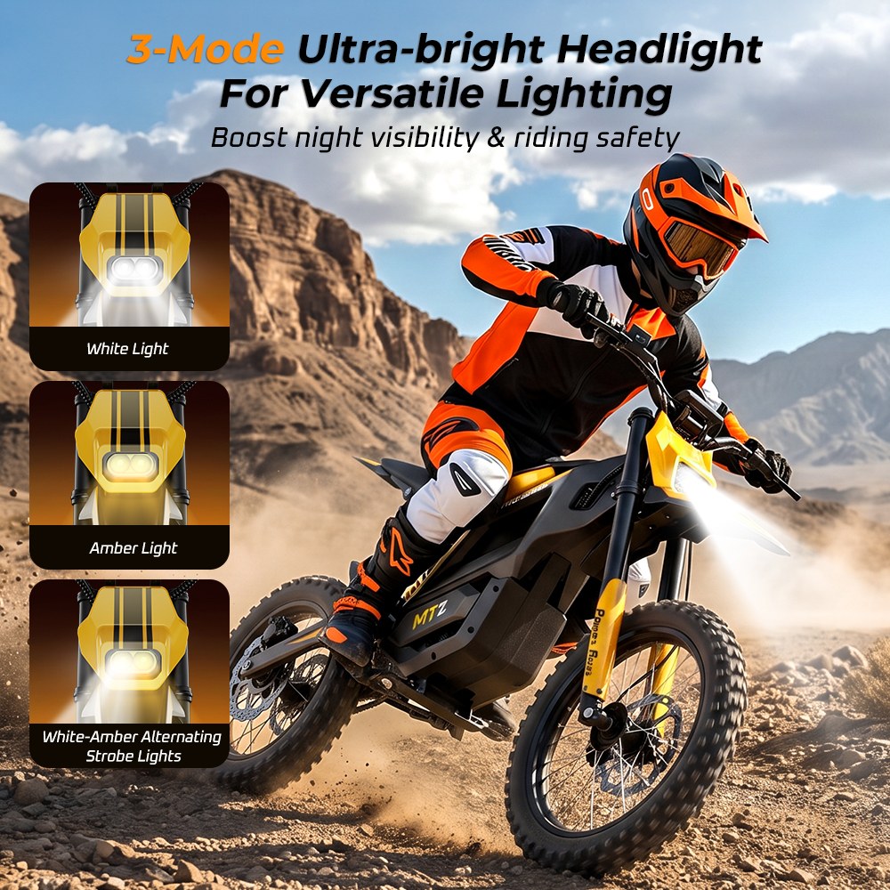 MT2 Electric Motorcycle 3000W Peak Motor 48V 22 5Ah Removable Battery 220N·m Torque 60km/h Max Speed Up to 72km Range 58