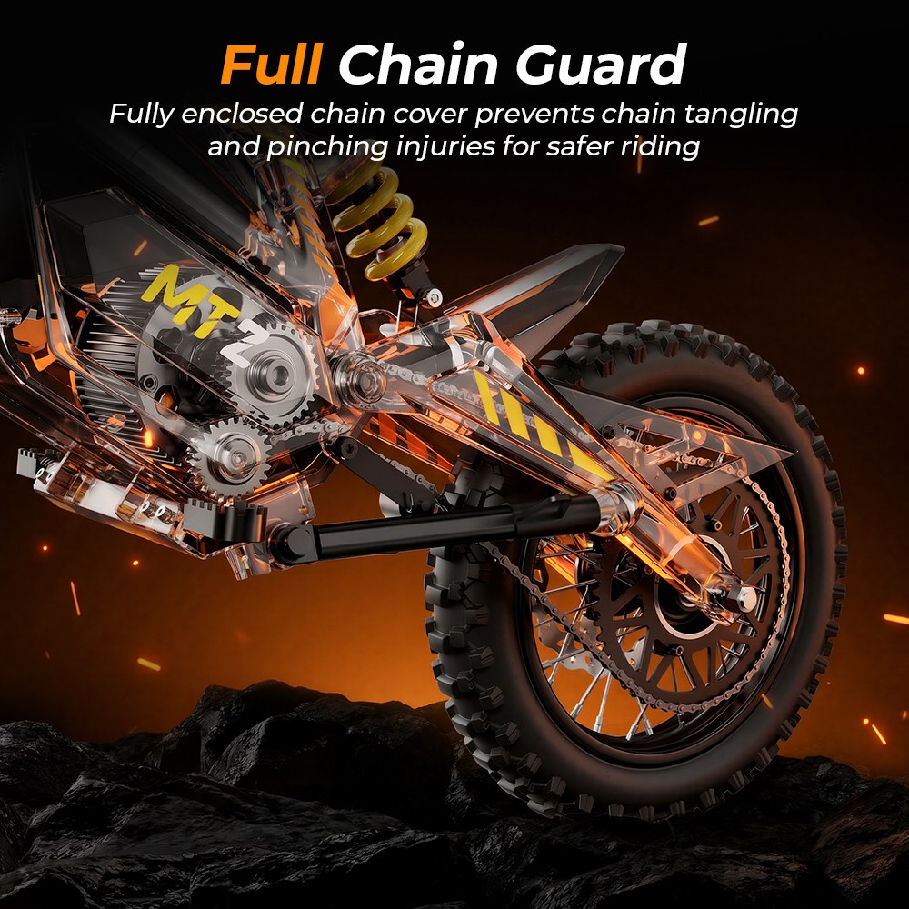 MT2 Electric Motorcycle 3000W Peak Motor 48V 22 5Ah Removable Battery 220N·m Torque 60km/h Max Speed Up to 72km Range 58