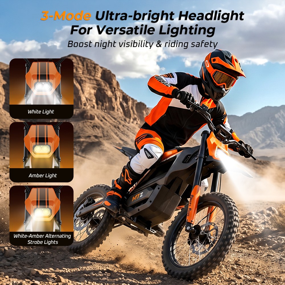 MT2 Electric Motorcycle 3000W Peak Motor 48V 22 5Ah Removable Battery 220N·m Torque 60km/h Max Speed Up to 72km Range 58