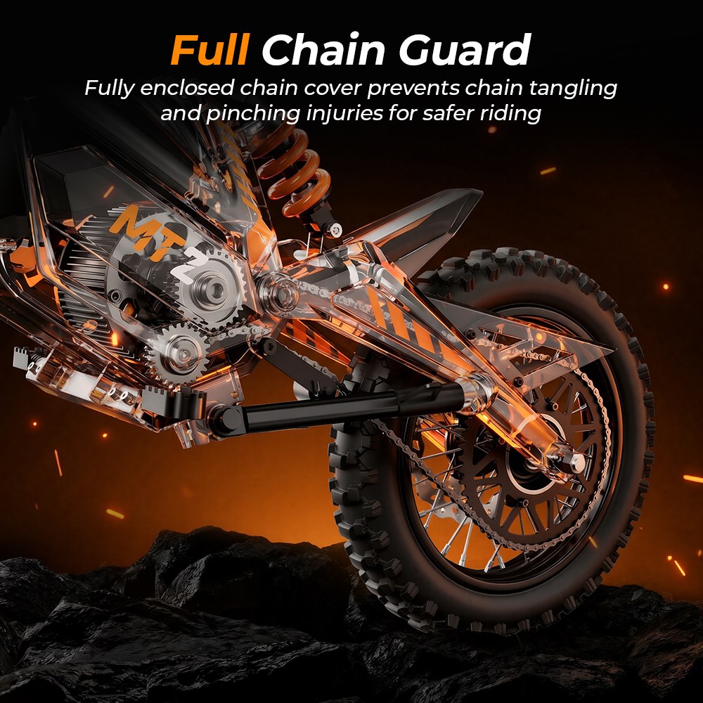 MT2 Electric Motorcycle 3000W Peak Motor 48V 22 5Ah Removable Battery 220N·m Torque 60km/h Max Speed Up to 72km Range 58