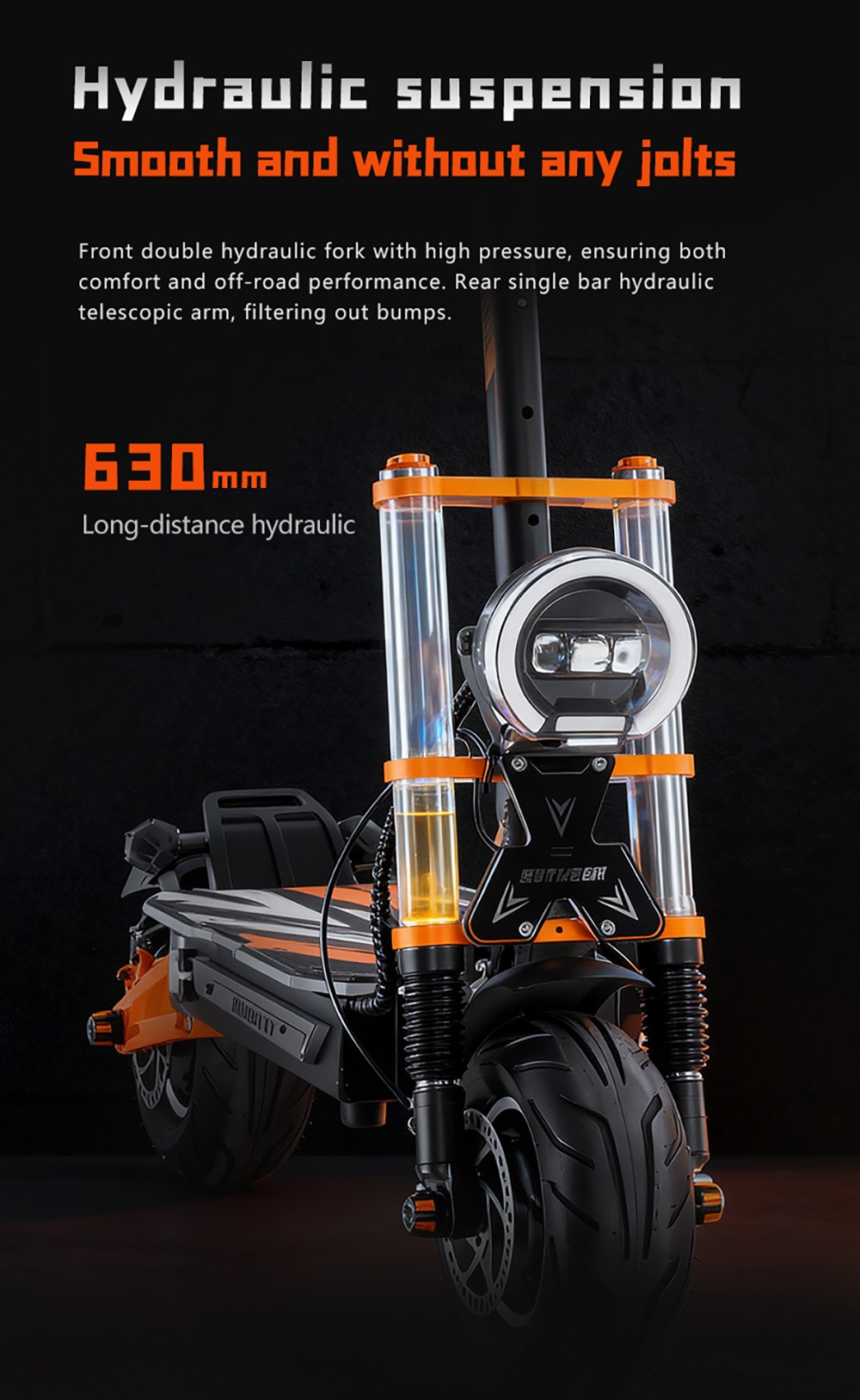 BOYUEDA M2 Electric Scooter  10000W Dual Motor  95km/h Speed  72V 40Ah 2880Wh Lithium Battery  150km Max Range  45° Climbing