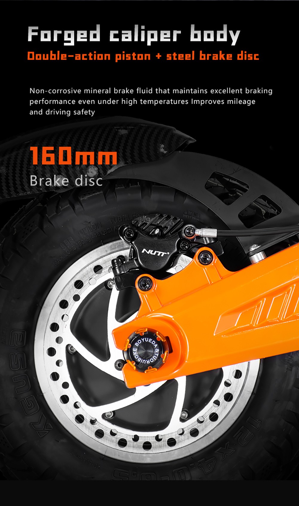 BOYUEDA M2 Electric Scooter  10000W Dual Motor  95km/h Speed  72V 40Ah 2880Wh Lithium Battery  150km Max Range  45° Climbing