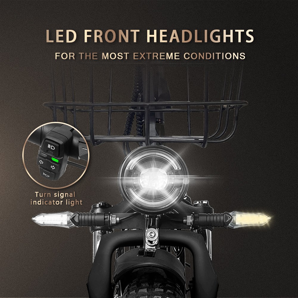 DRVETION CT20 Pro Foldable Electric Bike 750W Motor 48V 20Ah Samsung Battery 25km/h Unlocked 80km Range 20×4 0