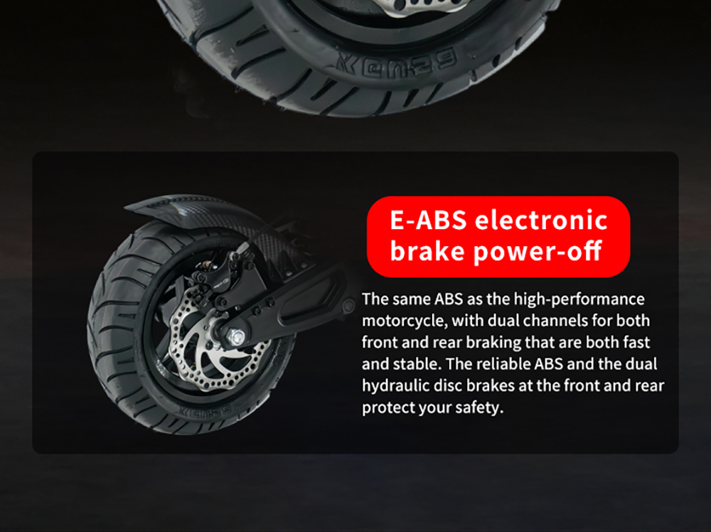 BOYUEDA G2 Electric Scooter 1600W Motor 55km/h Max Speed 52V 19Ah Battery 60–70km Range 10-Inch Off-Road Tires Front