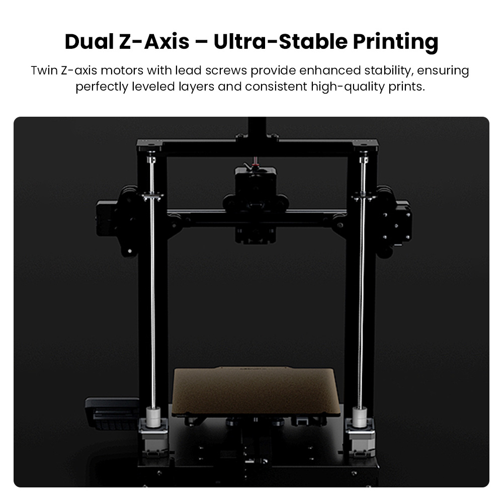 LONGER LK10 3D Printer  500mm/s Print Speed  0 1mm Accuracy  225×225×265mm Build Volume  Full Auto Leveling  4 3-inch Touchsc