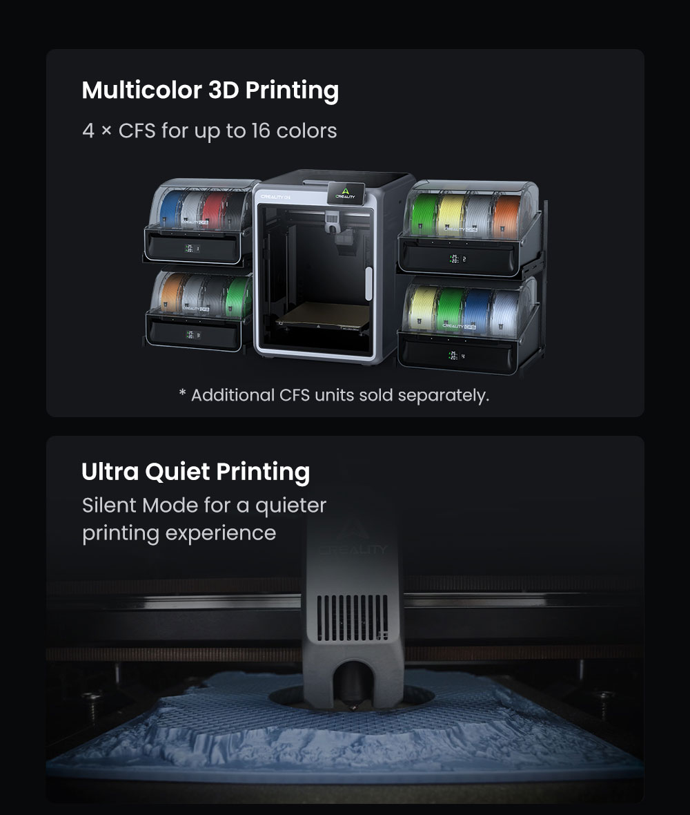 Creality K2 Combo 3D Printer CFS System 260*260*260mm