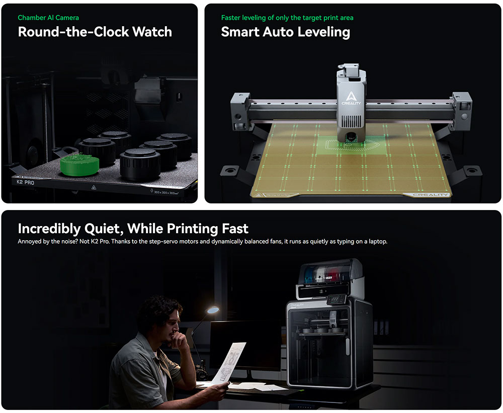 Creality K2 Pro Combo 3D Printer CFS System 300*300*300mm