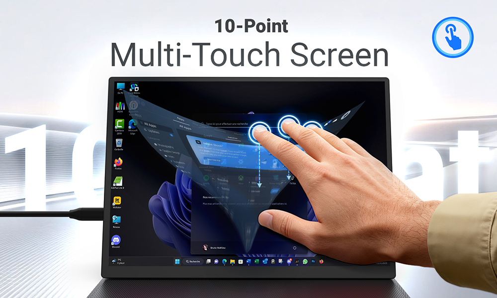 MINIX SF10T 10' sRGB Portable Monitor Touch Edition