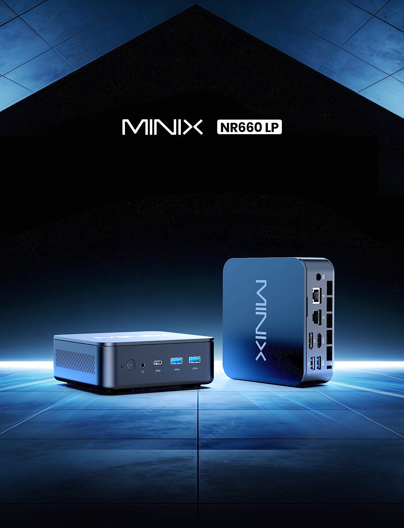 MINIX NGC NR660 LP 16 512G AMD Ryzen 5 6600H Mini PC EU