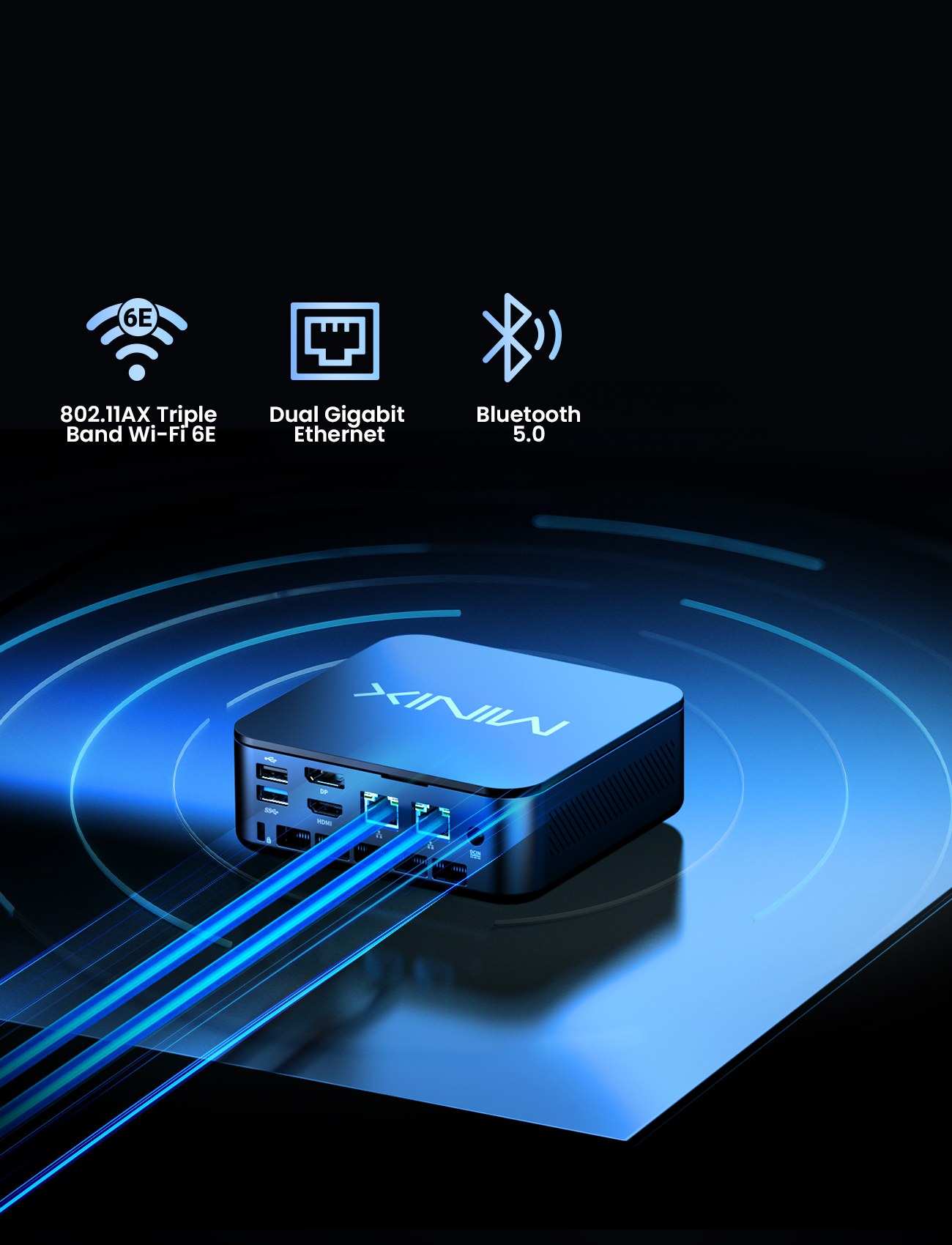 MINIX NGC NR660 LP 16 512G AMD Ryzen 5 6600H Mini PC EU