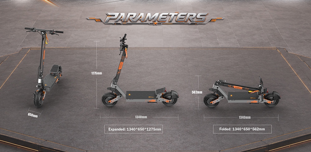 KuKirin G4 Ultra Electric Scooter Dual 1000W Motors 60V 20Ah 1200Wh Battery 70km/h Max Speed 80km Range 11-Inch Tubeless T