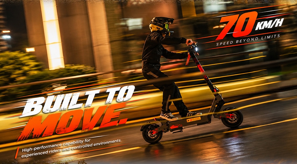 KuKirin G4 Ultra Electric Scooter Dual 1000W Motors 60V 20Ah 1200Wh Battery 70km/h Max Speed 80km Range 11-Inch Tubeless T