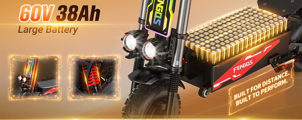 FENGQS S5 PRO Dual-Motor Electric Scooter  5600W Peak Power  60V 38Ah Battery  100km Range  250kg Max Load  11-Inch Off-Road Ti