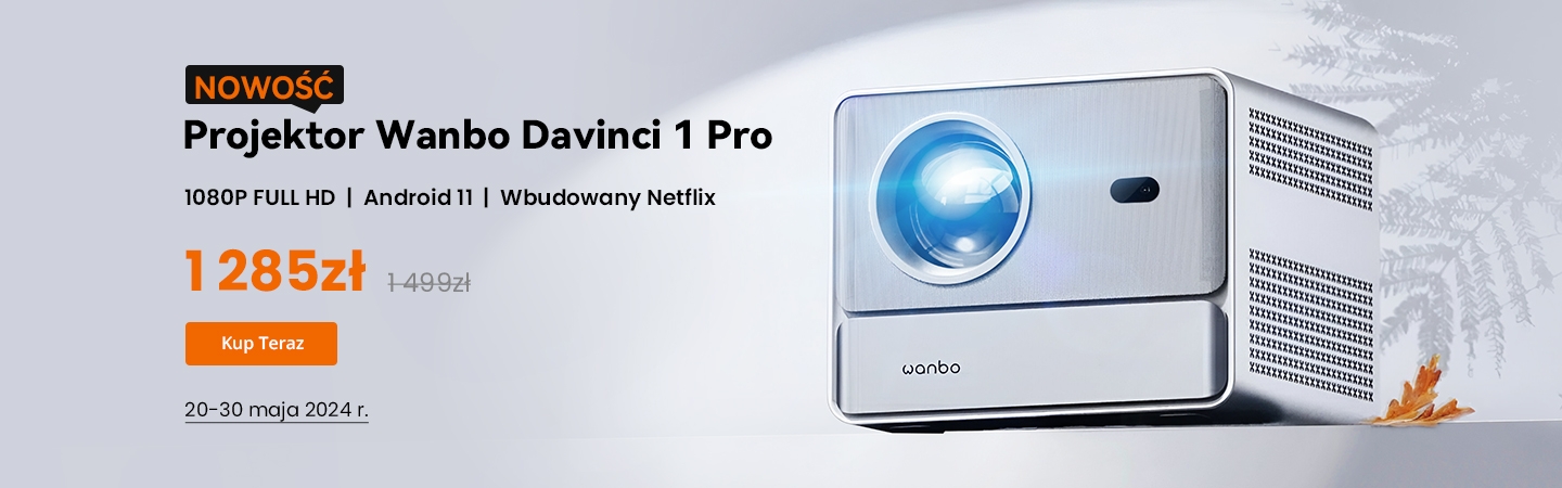 Odkryj najlepsze doświadczenia wizualne z projektorem Wanbo Davinci 1 Pro!